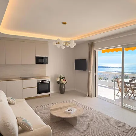 Apartment Panoramic Sea View Renovated 3 Bedrooms - Swimming Pool